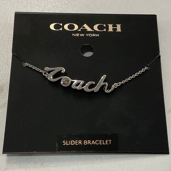 Silver Coach Slider Bracelet - Picture 1 of 2